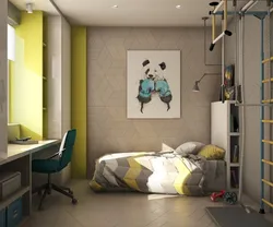 Children's bedroom design 13 sq.m.