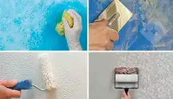 Як прыгожа пафарбаваць сцены водаэмульсійнай фарбай на кухні фота