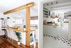 Kitchen design divided into two