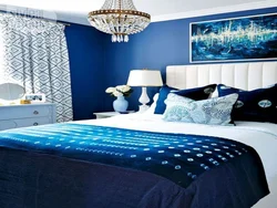 Blue bedroom design