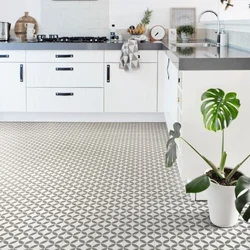 Small kitchen floor design photo