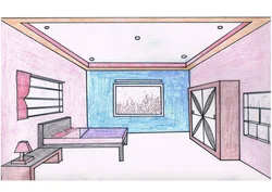 Technology bedroom interior