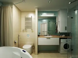 Bathroom design with toilet partition