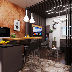 Кухня кабинет дизайн