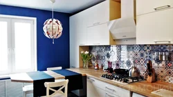 Kitchen design blue apron