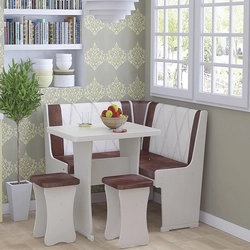 Kitchen corner with table and chairs for a small kitchen photo