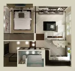 Photo of apartment room layout