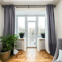 Design Of A Balcony Door In An Apartment