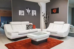 Modern sofas and armchairs for the living room photo