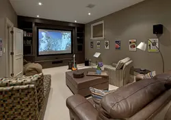 Телевизор в интерьере маленькой гостиной