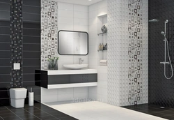 Bathroom tiles gloss photo