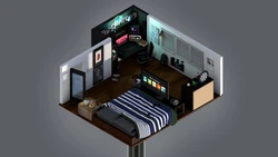 Interior of your apartment room game