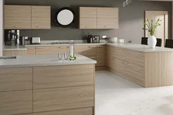 Kitchen interior color white oak