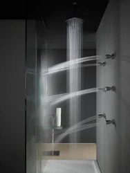Дызайн ванны трапічны душ