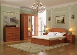 Сочетание цветов мебели в интерьере спальни