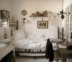 Vintage in the bedroom interior
