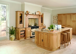 Oak Color In The Kitchen Interior Photo