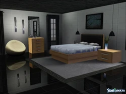 Bedroom interior in sims