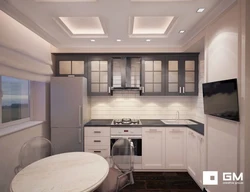 Kitchens in a two-room apartment of a panel house photo design