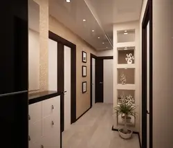 Hallway design for 3-room apartment