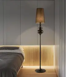 Floor Lamps In The Bedroom Interior Photo