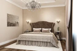 Bedroom in cream tones photo