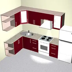 Кухня угловая дизайн левый угол