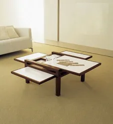 Фото раскладных столов в гостиную