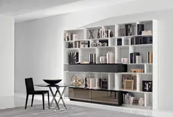 Shelving design for living room