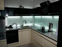 Photo glass for kitchen photo