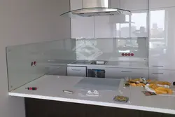 Photo glass for kitchen photo