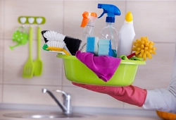 Photo of kitchen detergents