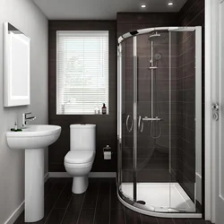 Bathroom design shower and bathtub combined