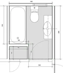 Размеры интерьера в ванной