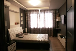 Bedroom design for 2 room apartments photo