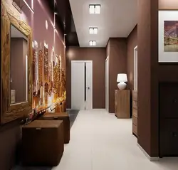 Corridor in the apartment design photo colors