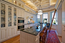 Classic kitchens with mezzanine photo