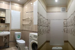 Budget renovation in the bathroom photo combined with a toilet