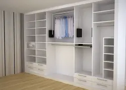 Wardrobe in the bedroom 4 meters photo