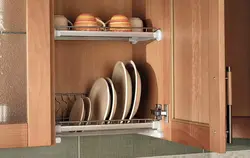 Cupboard Dish Dryer For The Kitchen Photo