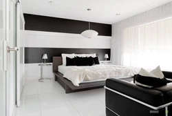 Bedroom interiors black