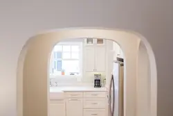 Цвет арки в кухне фото