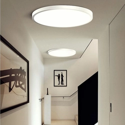 Overhead Lamps In The Bedroom Interior
