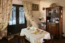 Rustic kitchen interior in an old house