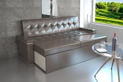 Sofas for the kitchen with a sleeping place in the interior