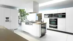Built-In Appliances In The Kitchen Interior