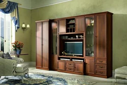 Furniture shatura cabinets in the living room photo