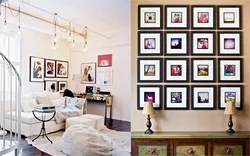 Photo of how to hang pictures in the living room