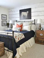 Country style bedroom this photo