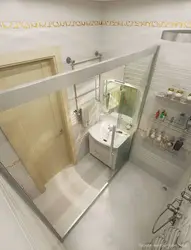 Ванная Комната С Душевой В Панельном Доме Дизайн